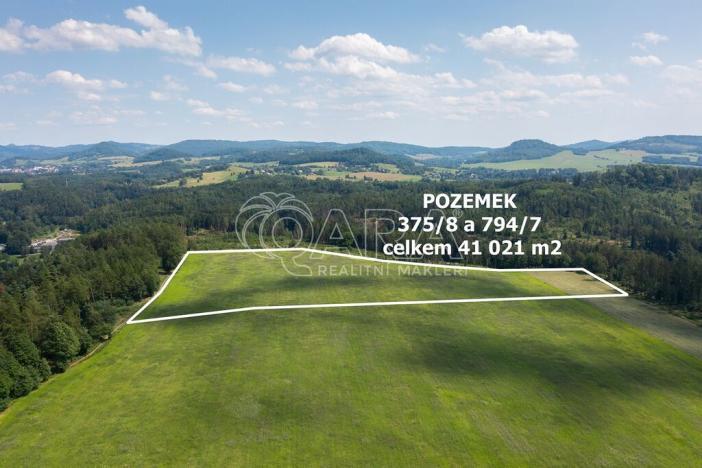 Prodej pole, Huntířov - Stará Oleška, 41021 m2