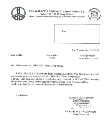 Prodej pozemku pro bydlení, Vrčeň, 13327 m2