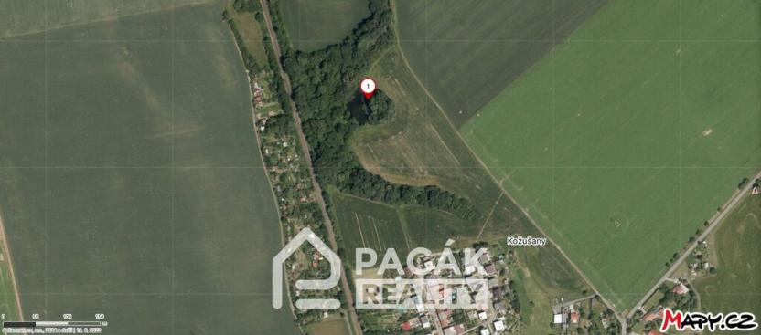 Prodej rybníku, Kožušany-Tážaly - Kožušany, 15995 m2