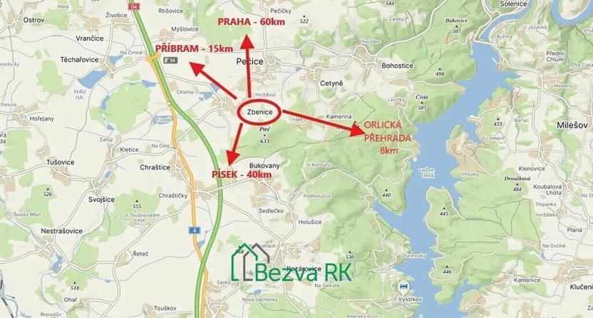 Prodej pozemku pro bydlení, Zbenice, 1980 m2