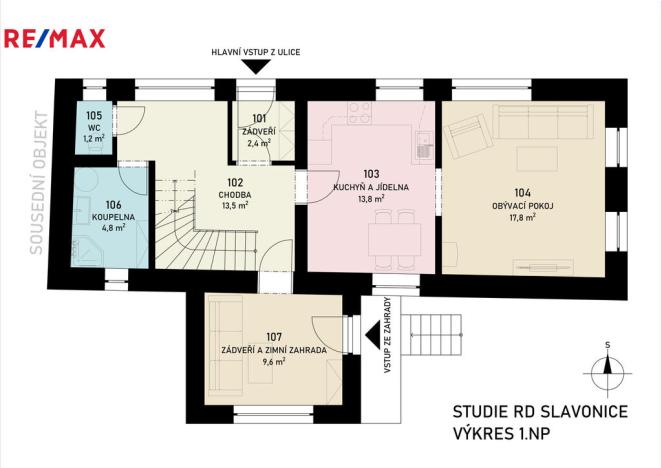 Prodej pozemku pro bydlení, Slavonice, Svatopluka Čecha, 189 m2