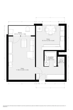 Pronájem bytu 1+1, Brno, Renčova, 45 m2