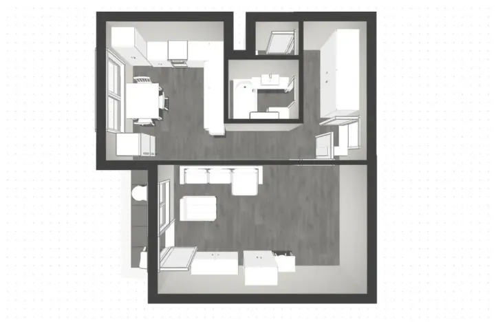 Pronájem bytu 1+1, Brno - Řečkovice, Renčova, 45 m2