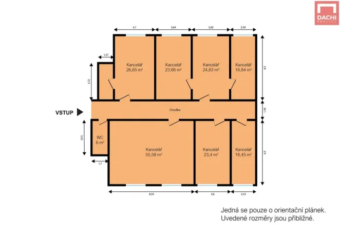 Pronájem kanceláře, Olomouc - Chválkovice, 200 m2