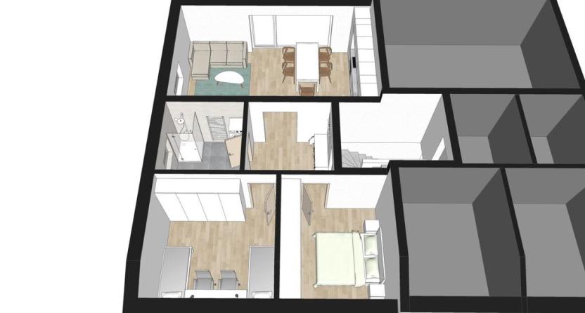 Prodej bytu 3+kk, Holubice, 72 m2