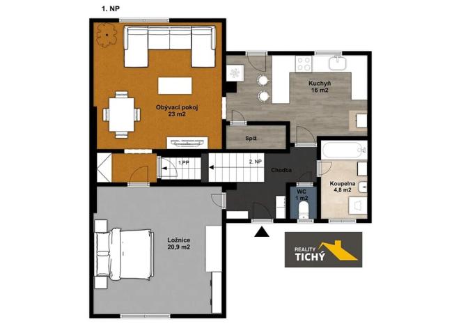 Prodej rodinného domu, Červený Kostelec, Vyšehrad, 127 m2