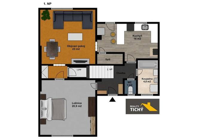 Prodej rodinného domu, Červený Kostelec, Vyšehrad, 127 m2