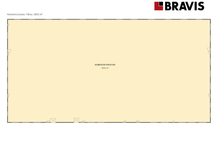 Pronájem kanceláře, Tišnov, 5651 m2
