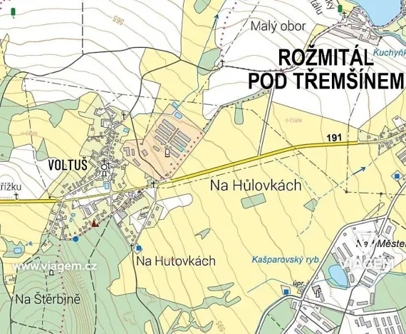 Prodej podílu komerčního pozemku, Rožmitál pod Třemšínem, 11 m2