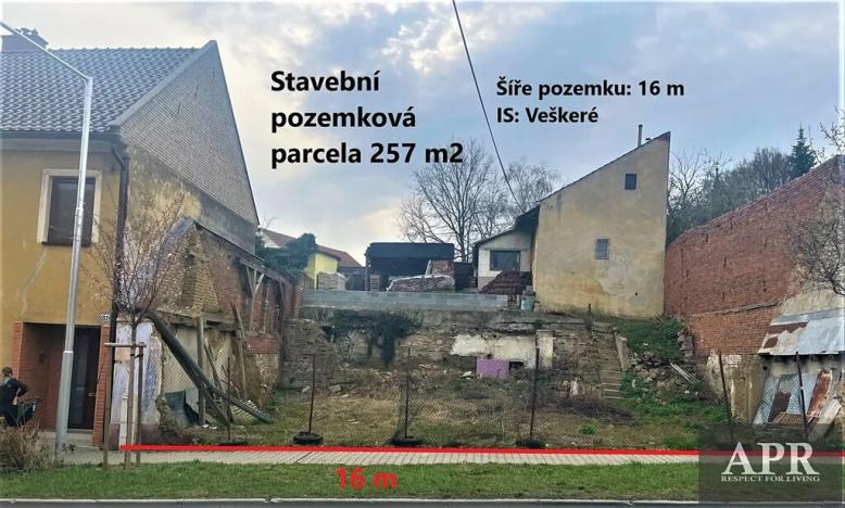 Prodej pozemku pro bydlení, Uherský Brod, Horní Valy, 257 m2