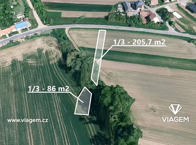 Prodej podílu pole, Vřesovice, 291 m2