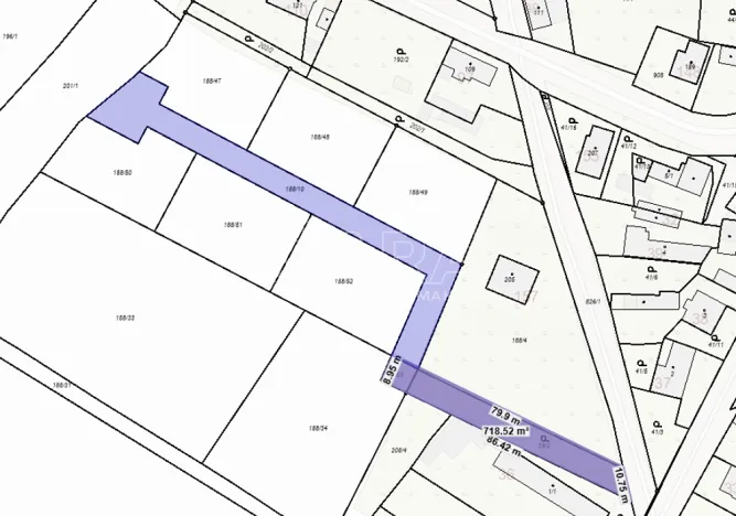 Prodej pozemku pro bydlení, Dobrovice - Úherce, 1050 m2