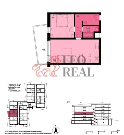 Pronájem bytu 2+kk, Karlovy Vary - Rybáře, Sedlecká, 60 m2