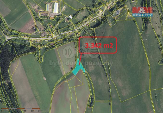 Prodej louky, Stárkov - Bystré, 121606 m2