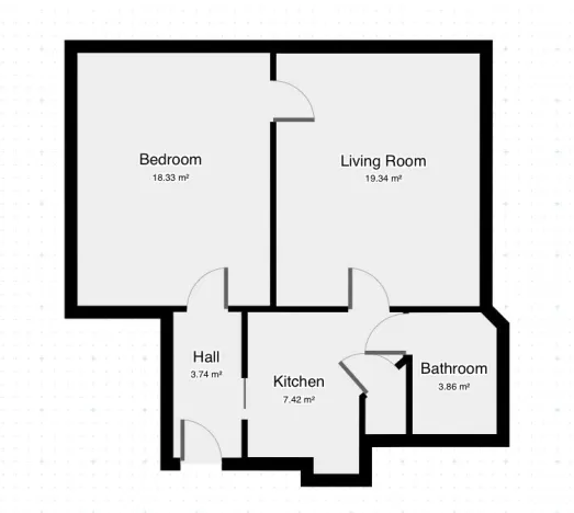 Pronájem bytu 2+1, Praha - Žižkov, Křišťanova, 56 m2