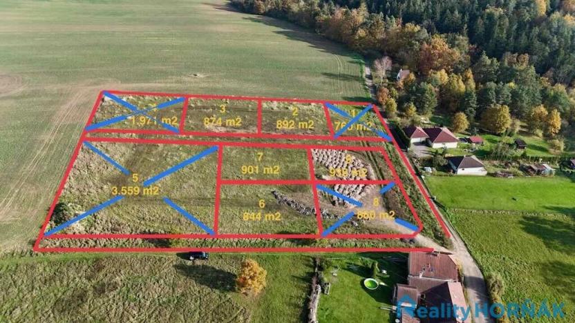 Prodej pozemku pro bydlení, Týn nad Vltavou, 936 m2