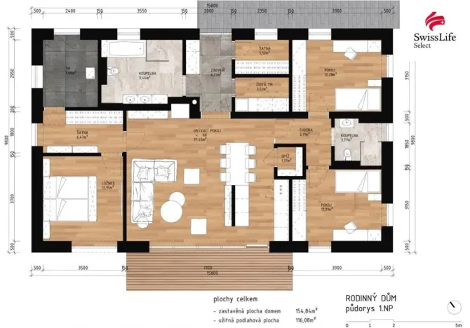 Prodej rodinného domu, Brtnice - Příseka, 116 m2