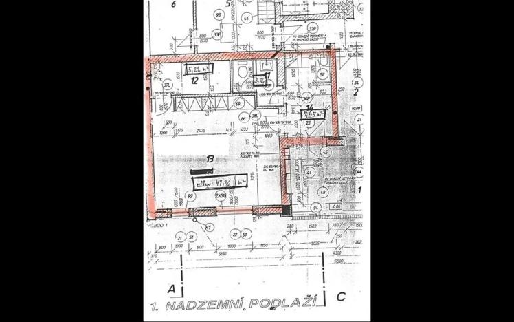 Pronájem kanceláře, Praha - Podolí, Podolská, 50 m2