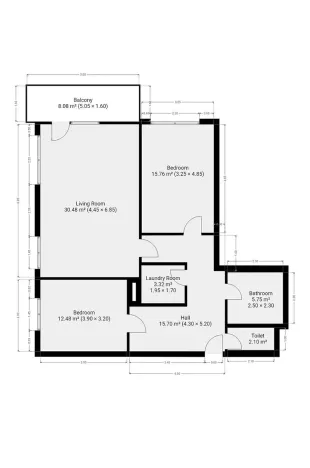 Pronájem bytu 3+kk, Praha - Troja, Mazurská, 94 m2