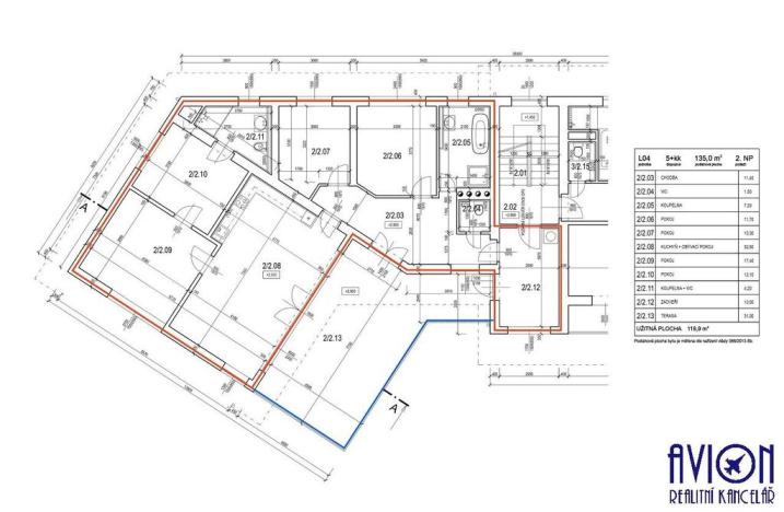 Prodej bytu 5+kk, Praha - Stodůlky, 5. máje, 135 m2