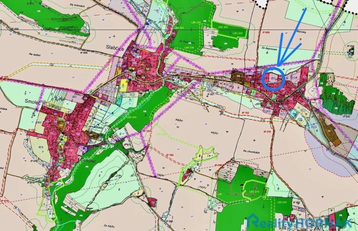 Prodej pozemku pro bydlení, Slabčice - Nemějice, 6183 m2