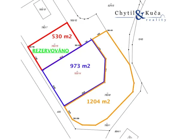 Prodej pozemku pro bydlení, Přerov, 1204 m2