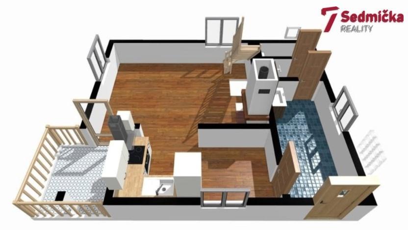 Prodej chaty, Vápenný Podol - Cítkov, 103 m2