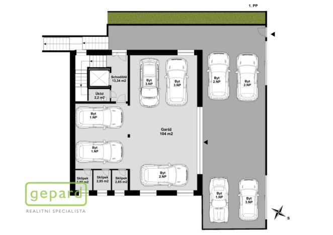 Prodej bytu 4+kk, Praha - Stodůlky, Plzeňská, 129 m2