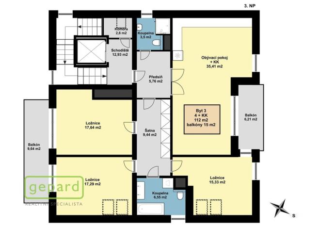 Prodej bytu 6+kk a větší, Praha - Stodůlky, Plzeňská, 160 m2