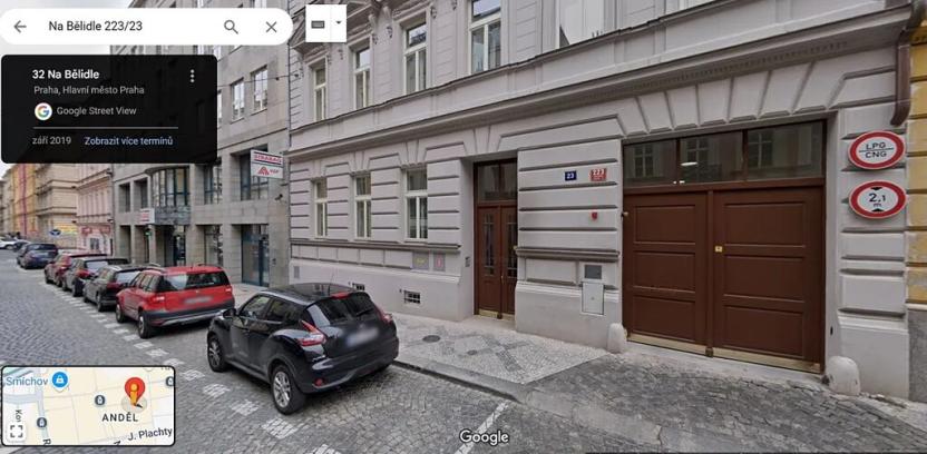 Pronájem garážového stání, Praha - Smíchov, Na bělidle, 11 m2