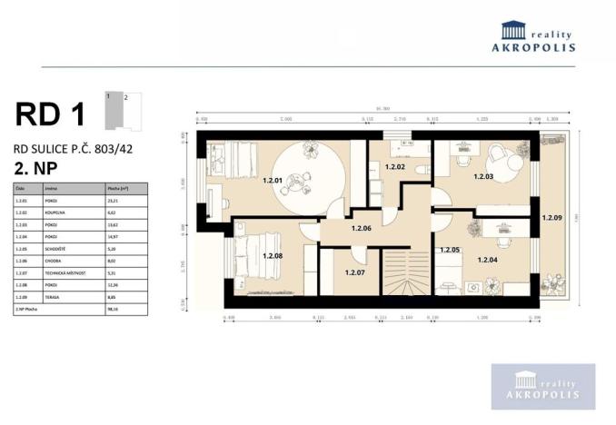 Prodej rodinného domu, Sulice - Želivec, Kaštanová, 207 m2