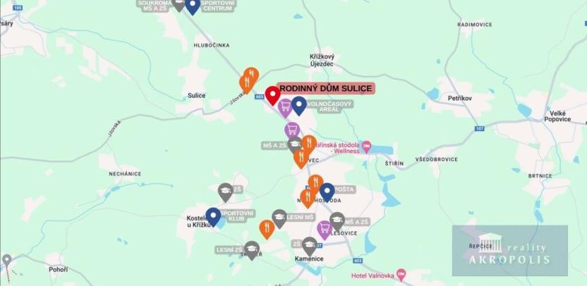 Prodej rodinného domu, Sulice - Želivec, Kaštanová, 207 m2