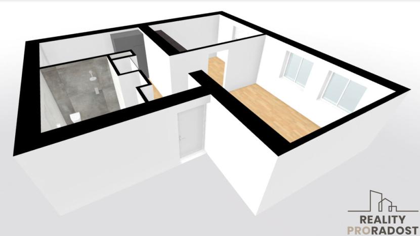 Pronájem bytu 2+1, Hodonín, Erbenova, 68 m2