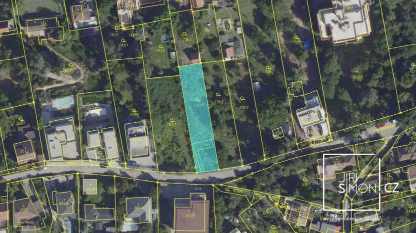 Prodej pozemku pro bydlení, Praha - Troja, Na dlážděnce, 700 m2