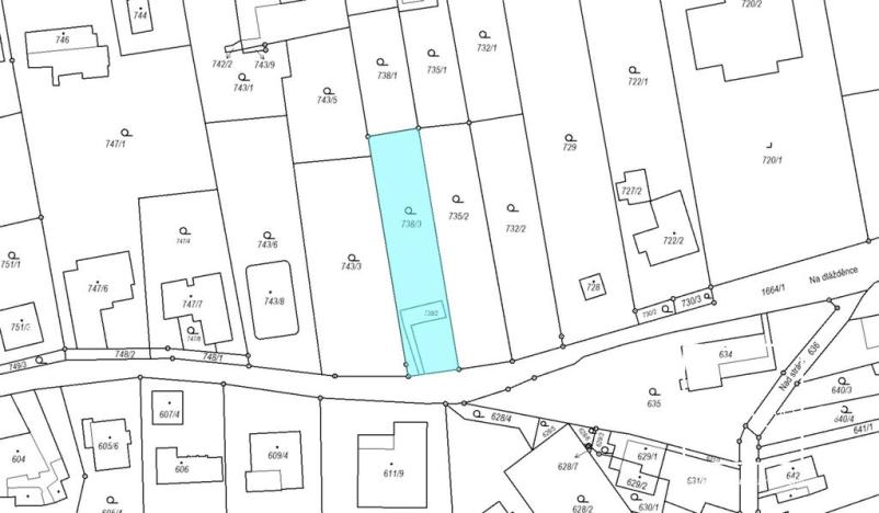 Prodej pozemku pro bydlení, Praha - Troja, Na dlážděnce, 700 m2