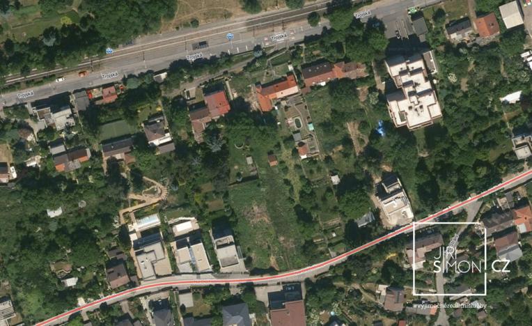 Prodej pozemku pro bydlení, Praha - Troja, Na dlážděnce, 700 m2