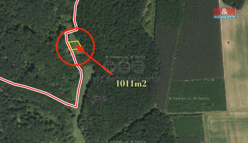 Prodej louky, Střelice, 3211 m2