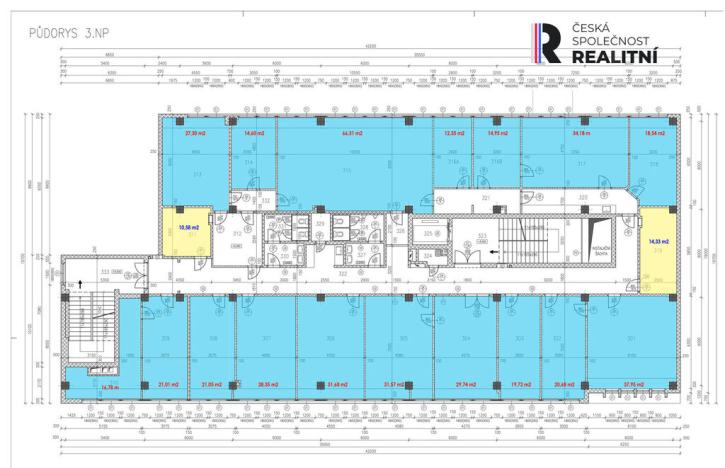 Pronájem kanceláře, Zlín, Kvítková, 472 m2