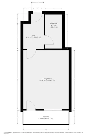 Pronájem bytu 1+kk, Praha - Vysočany, Sousedíkova, 31 m2