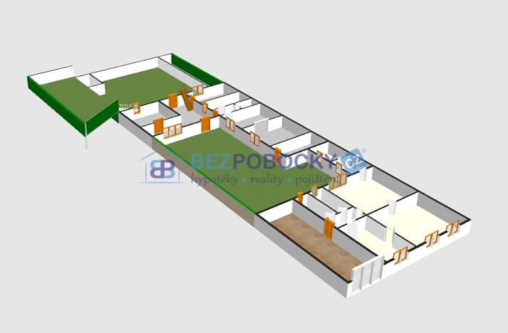 Prodej rodinného domu, Třebíč - Horka-Domky, 210 m2