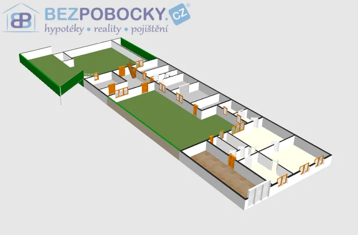 Prodej rodinného domu, Třebíč - Horka-Domky, 210 m2