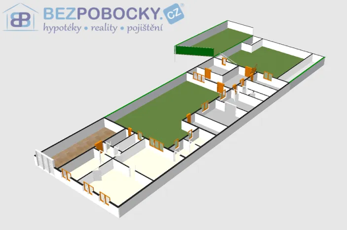 Prodej rodinného domu, Třebíč - Horka-Domky, 210 m2