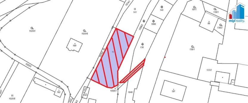 Prodej pozemku pro bydlení, Bělá nad Radbuzou - Újezd Svatého Kříže, 1012 m2