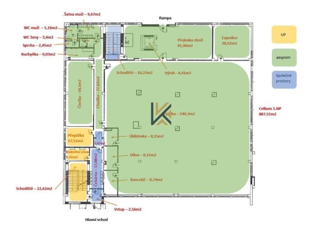 Pronájem obchodního prostoru, Praha - Braník, Zelený pruh, 818 m2
