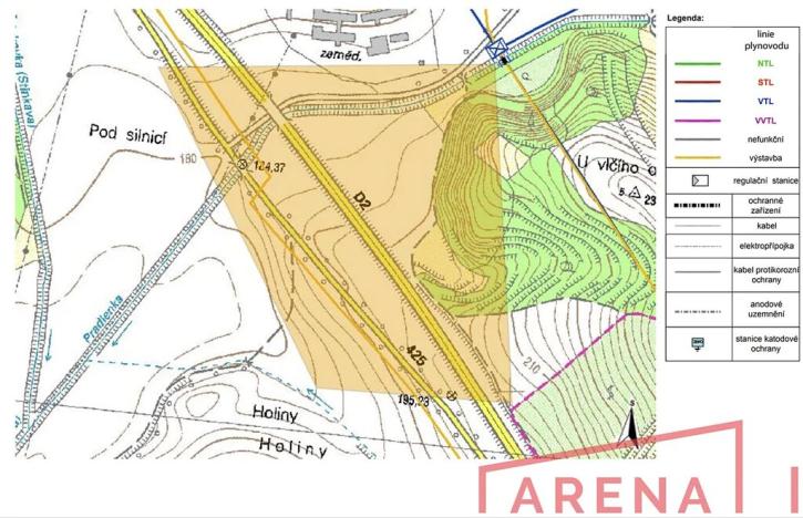 Prodej komerčního pozemku, Hustopeče, 6882 m2