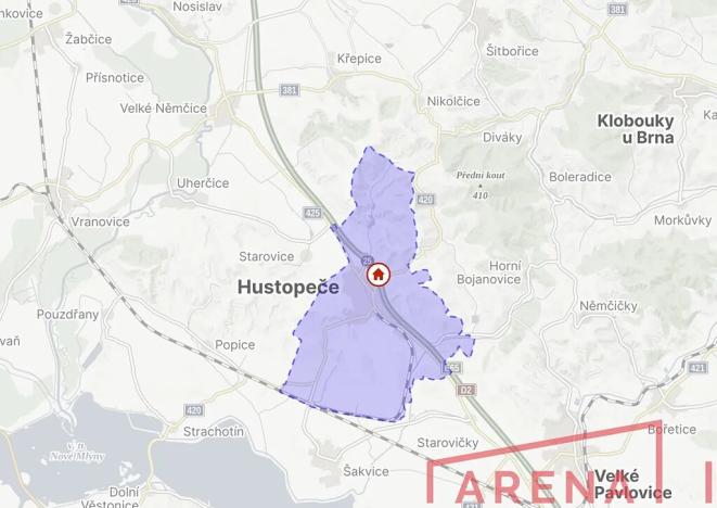 Prodej komerčního pozemku, Hustopeče, 6882 m2