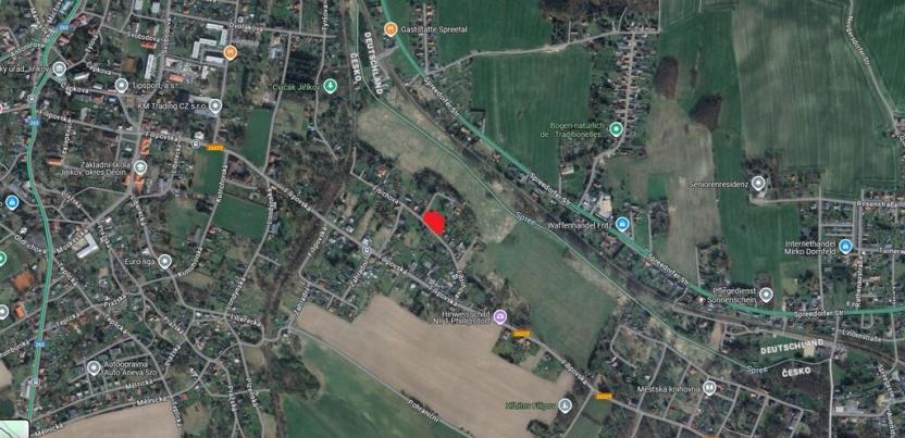 Prodej pozemku pro bydlení, Jiříkov, Fibichova, 1414 m2