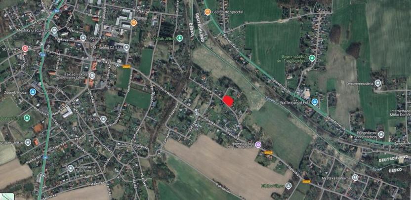 Prodej pozemku pro bydlení, Jiříkov, Fibichova, 1414 m2