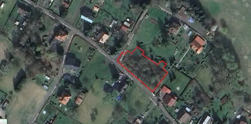 Prodej pozemku pro bydlení, Jiříkov, Fibichova, 1414 m2