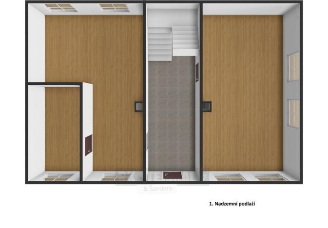 Prodej vícegeneračního domu, Moldava, 431 m2